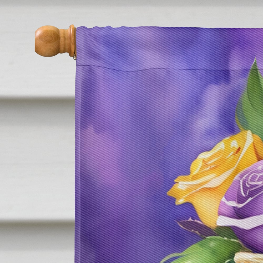 Goblet Mardi Gras House Flag 28 in x 40 in