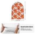 thumbnail image 2 of Picia Maple Leaves A Pattern Knitted Beanie Hat for Men and Women , Unisex Winter Warm Stretchy Knit Cap Thick Fisherman Beanies Cuffed Plain Skull Caps, 2 of 6