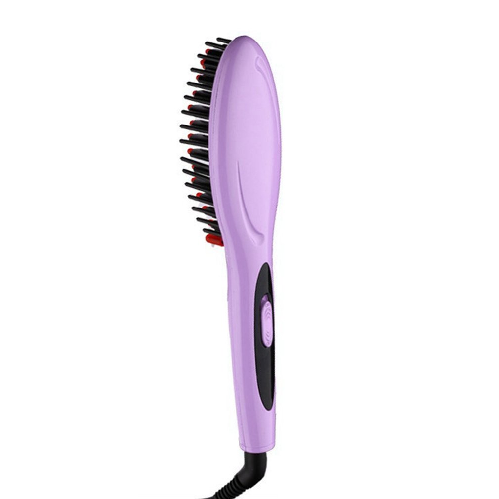 Ceramic Electric Brush Hair Styling Tool Hair Straightening Brush Hair