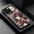 thumbnail image 3 of Funda de dibujos animados de Demon Slayer para iPhone, carcasa trasera dura de silicona dura mate para iPhone 16, 15, 14, 13, 12, 11 Pro Max, X, XR, XS, 7, 8 Plus, SE 2020, 3 of 5