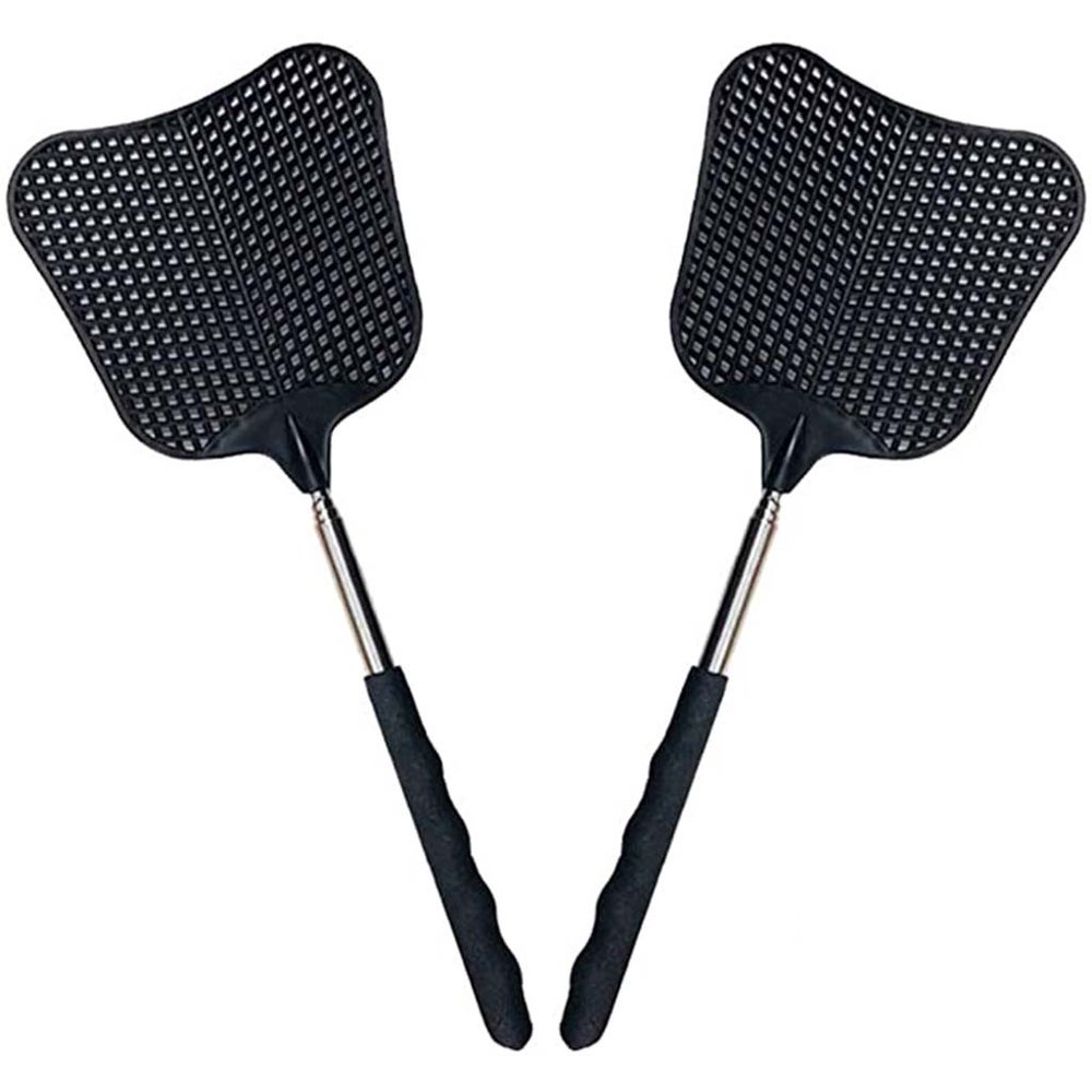 Randolph 2pcs Telescopic Fly Swatters Durable Plastic Heavy Duty