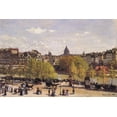 thumbnail image 2 of Monet, Claude 14x11 Black Ornate Wood Framed with Double Matting Museum Art Print Titled - Quai du Louvre 1867, 2 of 4