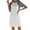 White Womens Summer Dress, variant on USSUMA Short Sleeve Sundresses for Women Leopard Print Color Block Midi Beach Party Dresses Flowy Aline Tshirt Sun Dresses Women's Summer Casual Round Neck Dress Wedding Guest