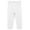 White, variant on zbxnLI 3-13 Years Girls Capri Leggings Elastic Waist Crop Pants Solid Color Cotton Capris for Little Girls