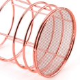 thumbnail image 4 of POINTERTECK -Metal Wire Baskets Wrought Iron Storage Basket Rose Gold Storage Box Desktop Debris Basket Storage Racks Office Accessory, 4 of 6