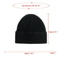 thumbnail image 2 of iHPH7 Ski Hat Knit Beanie Cute Beanie Womens Beanie Hats Beanie Hat Winter Beanie Mens Hats White One Size, 2 of 5