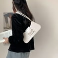 thumbnail image 5 of Yucurem Sweet Bow Shoulder Bag Y2k Purse Fashion Handbag Trendy Underarm Bag (White) Fashion shoulder bag (White), 5 of 10