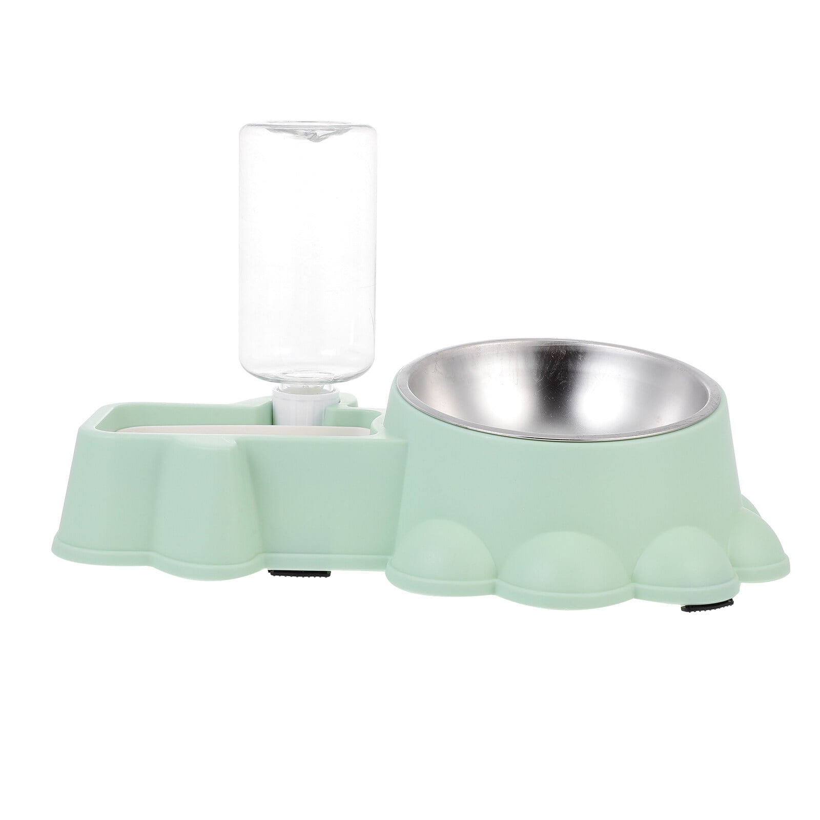 1 Pc Plastic Dog Food Bowl Pet Feeder Dish Feed Water Dispenser