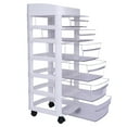 thumbnail image 6 of FETCOI Drawer Storage Cart Rolling Storage Cart Storage Drawer Cart Organizer Cart with 6 Plastic Drawers on Wheels Craft Storage Tower Drawers, 6 of 12