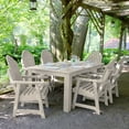 thumbnail image 2 of Highwood 7-pc Hamilton Dining Set - 42" x 72" Rectangle Table, Dining Height, Outdoor, Eco-friendly, Synthetic Wood, 2 of 9