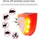 thumbnail image 5 of 1 paquete de luces solares de alarma de seguridad, sonidos de disparo de 129 dB y sonido de ladrido de perro y luz estroboscópica lámpara de advertencia para granero de granja al aire libre,, 5 of 5