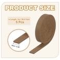 thumbnail image 2 of Uxcell Flat Leather Strap, Length PU Leather Strip Single Sided String Cord Strip for Crafts Necklace Bracelets Light Brown 5/16", 2 of 7