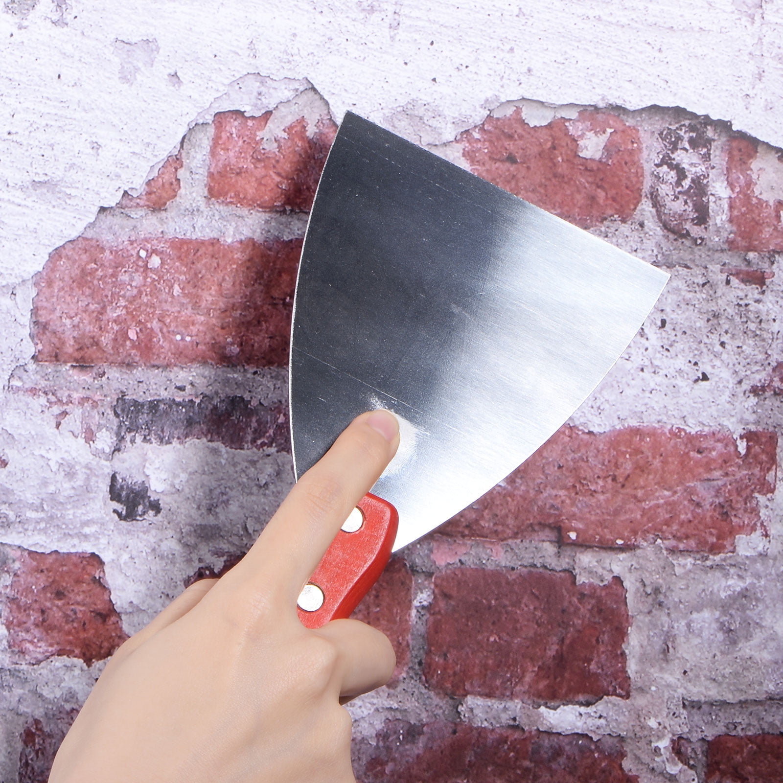 Unique Bargains Putty Scraper Stainless Steel Putty Knife Drywall Puttying 205mm 3Pcs