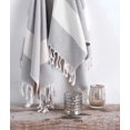 thumbnail image 4 of Die Caprie Turkish Hand Towels Set of 2 | 100% Cotton, 16 x 40 Inches | Decorative Bathroom Towel for Hand, Face, Gym, Yoga, Dishcloth, Kitchen and Bath (2 Hand Towels, Grey), 4 of 5