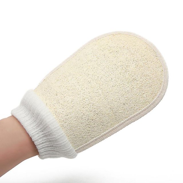 Guante exfoliante Guante exfoliante Esponja de baño Ducha Loofah Masaje corporal Guante depurador (2 piezas) ZefeiWu 8390613035103