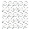 thumbnail image 1 of 25 Piezas G40 Bombillas de Repuesto E12 Candelabro Base de Tornillo Bombillas LED de Globo para Interior Exterior Cadena de Luces Blanco CáLido, 1 of 7
