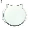thumbnail image 6 of Portable Cat Head Love Heart Round Square Folding Mirror Makeup Cosmetic Tool, 6 of 8