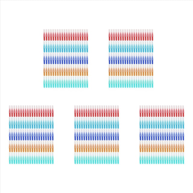 Cepillo Interdental de 500 Piezas Dientes Suaves Selecciones Dentales Cepillo Interdental de Hilo Dental Recarga de Limpiadores de Palillos Dentales