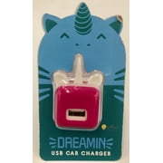 Onn Critter Tech USB Unicorn Wall Charger 2.4 Amp, Pink