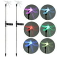 thumbnail image 1 of Haofy Solar Light, Color Changing With 4 Connecting Rods Stainless Steel + Plastic Lawn Light, For Paths Lawns Balconies Stairs Corridors Courtyards, 1 of 8