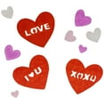 thumbnail image 6 of Northlight Set of 5 Double Sided Valentine's Day Gel Window Clings, 6 of 8
