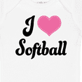 thumbnail image 4 of Inktastic I Love Softball Girls Sports Girls Baby Bodysuit, 4 of 5