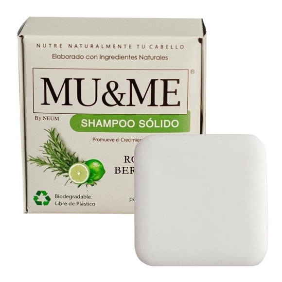 Shampoo solido MU&ME romero con bergamota