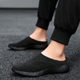 thumbnail image 2 of NOKIO Orthopedic Slip-On Sneakers for Women Soft Woven Breathable Walking Shoes Foam Arch Support Hands-Free Slip-In Comfortable Casual Design, 2 of 8
