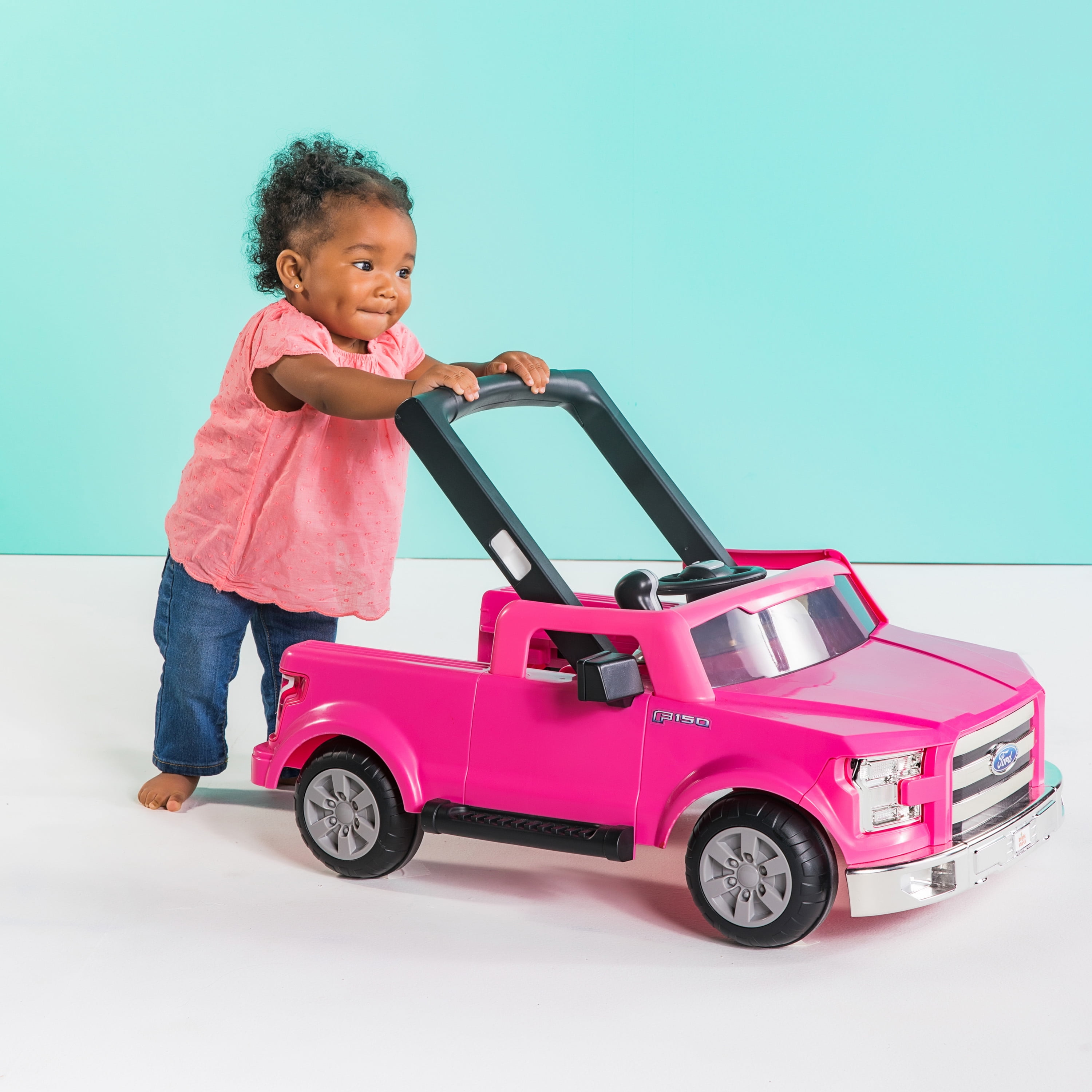 Bright Starts 3 Ways to Play Ford F-150 Baby Walker with Activity Station 