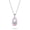 Pink, variant on Womens Shoe Charm Pendant Necklace New Mothers CZ Silver