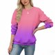 thumbnail image 5 of Xuyuer Women's Valentines Day Tops Casual Crewneck Funny Graphic Long Sleeve Shirts Cute Loose Fit Lightweight Dressy Sweatshirt, 5 of 5