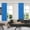 Blue, variant on Scandinavian Solid Blackout Curtains 52x84 Inch Silk Feel Thermal Insulated Noise Reducing Room Darkening Drapes for Bedroom Kitchen