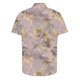thumbnail image 5 of Camisas de Manga Corta de los Hombres Casual Hoja Impresión Solapa Superior, Mezcla de Poliéster/Spandex de la Moda para la Fiesta Y la Playa, 5 of 5