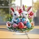 thumbnail image 5 of 1Pc Easter Ornament 2D Printed Acrylic Decorative Items Suitable for office Desktop Bookshelf Dining Table Decoration Easter themed Decorative Accessories, 5 of 6