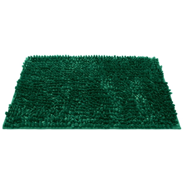 Alfombra de baño antideslizante Super absorbente Espesar Alfombra de baño peluda Puerta del inodoro Alfombra de felpa suave Yuarrent HA8144-01B