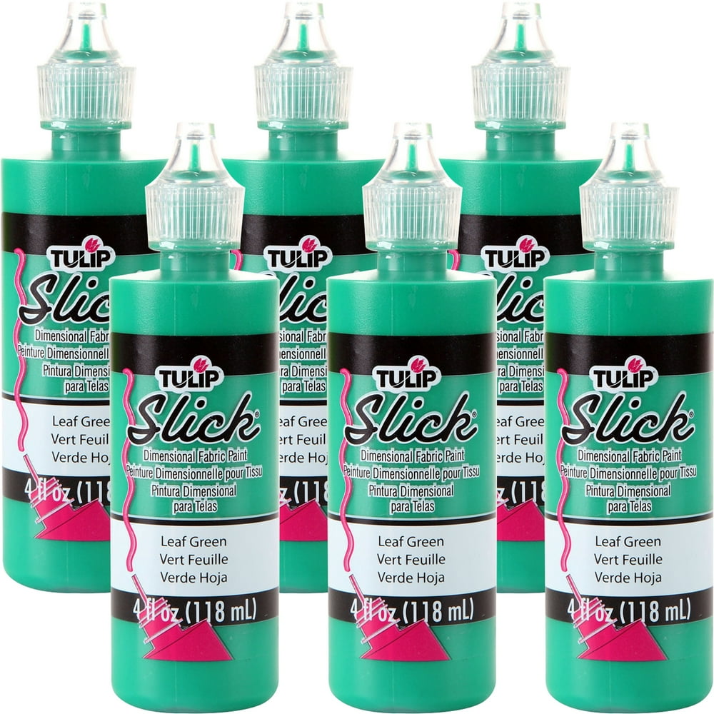 Tulip Dimensional Fabric Paint 4ozSlick GreenMultipack Of 6 Walmart