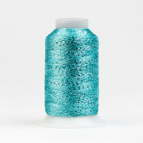 GlaMore 12wt Rayon Metallic Thread - Lagoon - 274m