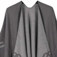 thumbnail image 4 of Miqool Women's Elegant Shawl Wraps Plaid Fringe Poncho Cozy Soft Blanket Scarf for fall Winter, 4 of 5