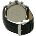 thumbnail image 3 of Tommy Hilfiger Black Leather Chronograph Mens Watch 1790875, 3 of 3