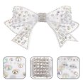thumbnail image 4 of EeaseCA Rhinestone Inlaid Gauze Bow Shoe Decoration for Wedding Shoe Bridal Shoe, 4 of 7