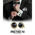 thumbnail image 3 of Vittorio Vico Gold & Silver Colorful Bling Cufflinks (15xx Series) by Classy Cufflinks, 3 of 188