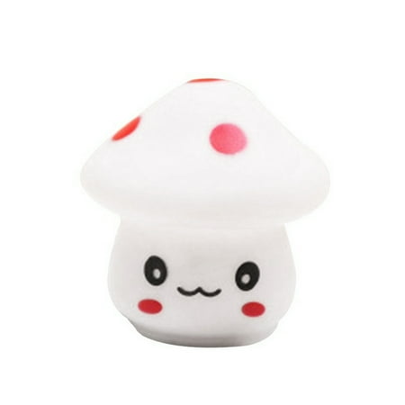 

Mpeace Colorful Lighting Mini Mushroom LED Night Light Home Stairs Bedside Lamp Gift