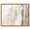 Gold Frame, variant on Striated Texture III High-Gloss Frameless Acrylic Glass Wall Art Muted Neutral Art by Art Remedy, Ready to Hang, 36 x 30