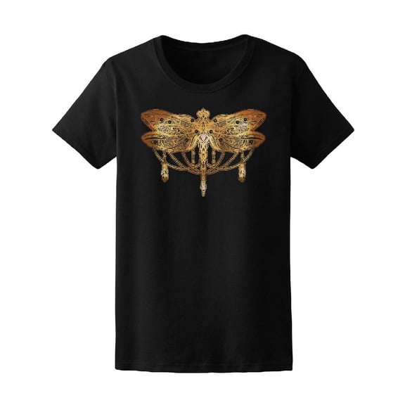 Golden Ornate Dragonfly Tee Men's -Image by Shutterstock