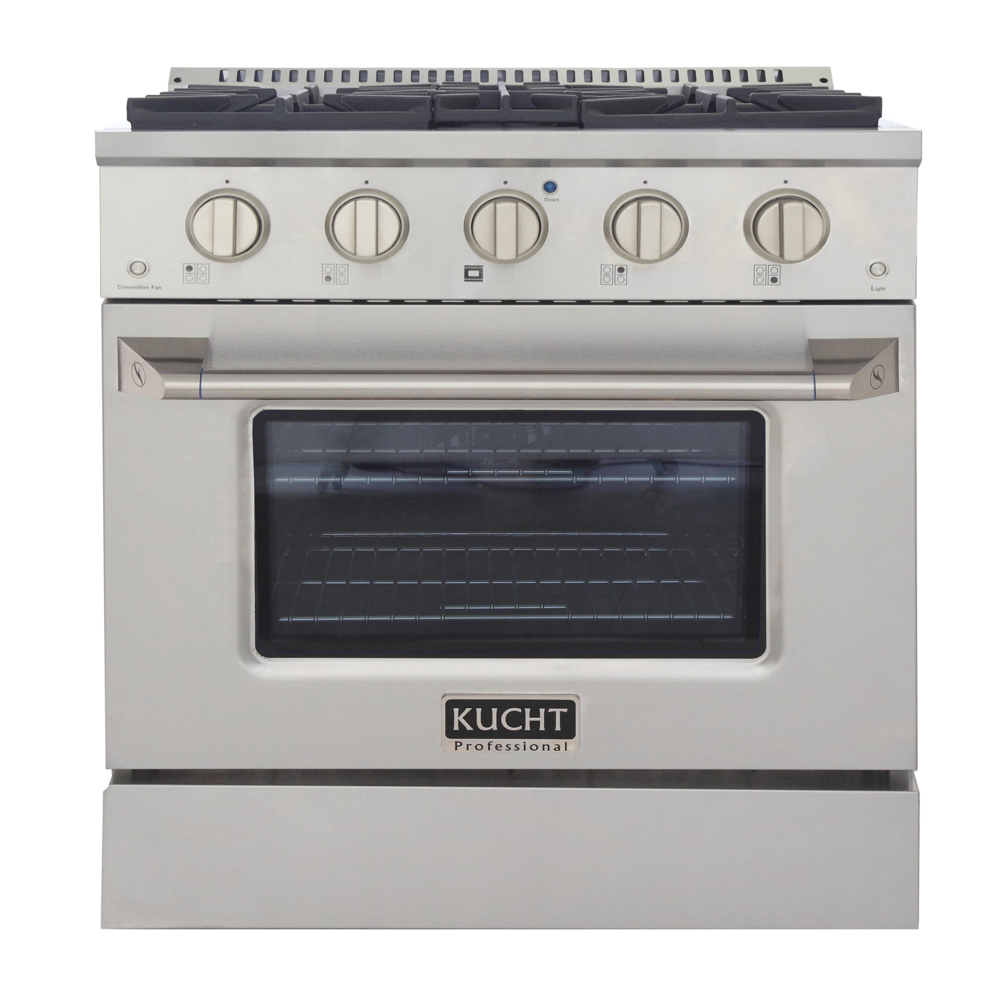 30 in. 4.2 cu. ft. Dual Fuel Range for Natural Gas  in Stainless Steel.