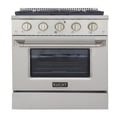 thumbnail image 5 of 30 in. 4.2 cu. ft. Dual Fuel Range for Natural Gas  in Stainless Steel., 5 of 16