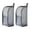 Grey*2, variant on Portable Lightweight Travel Toiletry Bag Standing Toiletry Bag,2026 EVA Mesh Cosmetic Waterproof Bag Travel Essentials (Grey*2)