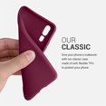 thumbnail image 3 of kwmobile Case Compatible with Huawei P20 Case - Soft Slim Protective TPU Silicone Cover - Bordeaux Violet, 3 of 5