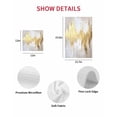 thumbnail image 6 of Gold Grey Dish Towels Set,Waffle Weave Kitchen Towels 4 Pieces,Microfiber Hair Face Bath Tea Towel Absorbent Quick Drying Cleaning Dish Cloths,Abstract Contemporary Square Graffiti Smear Art 12"x12", 6 of 7