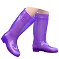 thumbnail image 3 of YUEHUA Womens Rain Boots Waterproof Lightweight Mid Calf Rain Boots for Women Proof Hiking Camping Wading Shoes Anti- Shoes Comfortable Insole Light Rain Shoes, 3 of 5